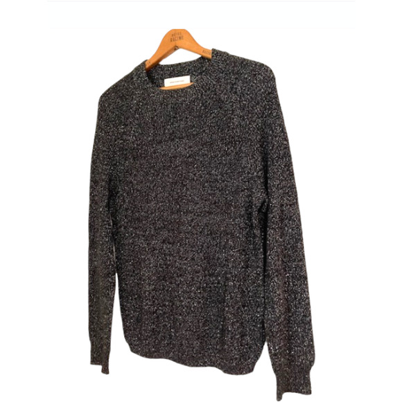 Black Metallic Pullover Sweater - Urban Outfitters - Size S - Picture 2 of 6